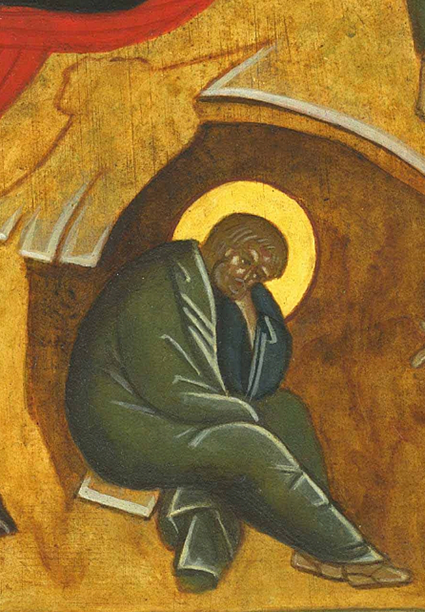 Religious icon: detail from The Nativity of the Lord